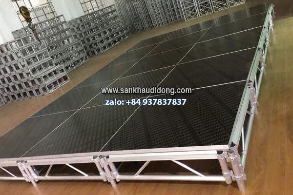 Cung cấp khung sân khấu di động theo module tiêu chuẩn 1.22m x 1.22m